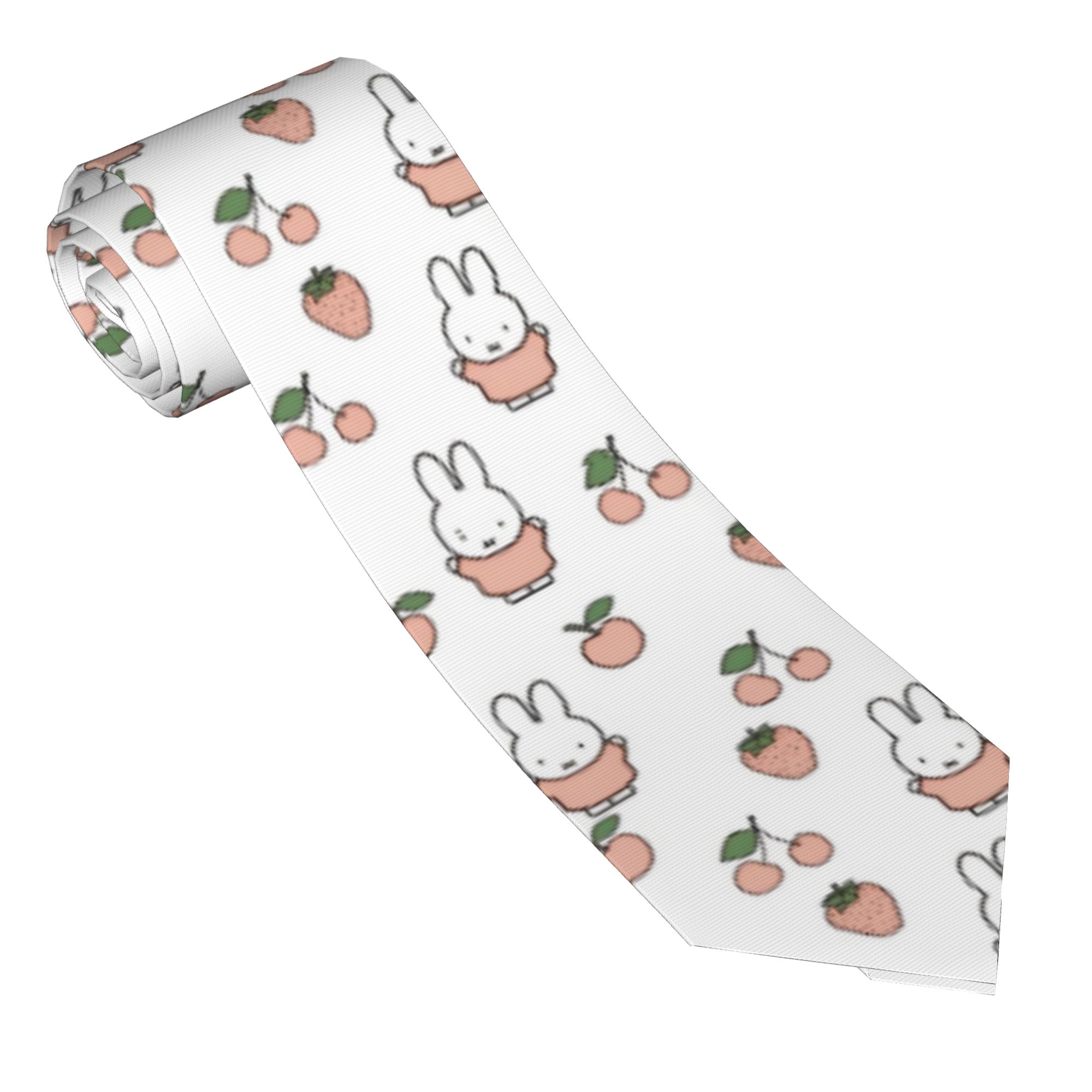 Skinny Tie Men - Gravatas Miffyy Unissex de Poliéster 8