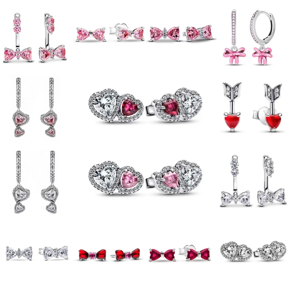 Tie Clip Silver - Europeu novo 925 prata branco rosa