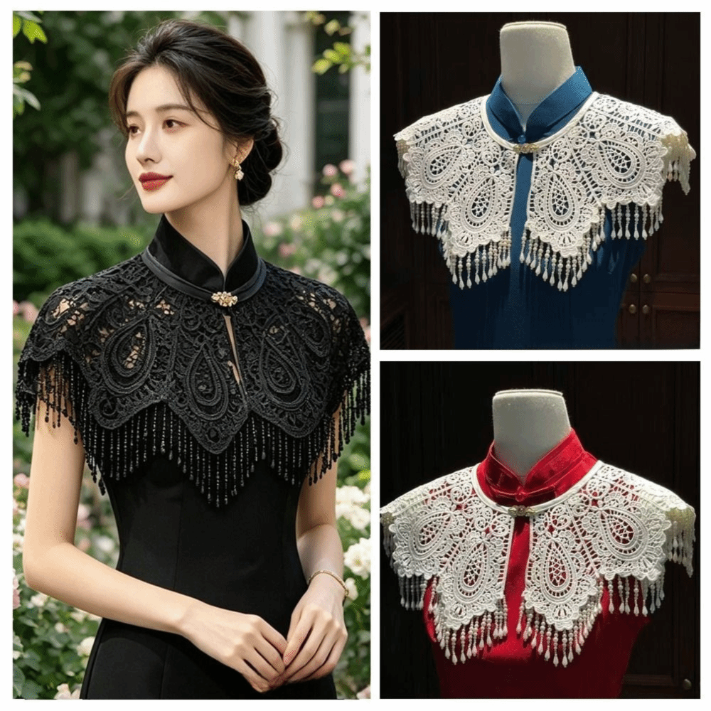 Stole Wedding Shawl - Xale de Cheongsam em Poliéster, Novo