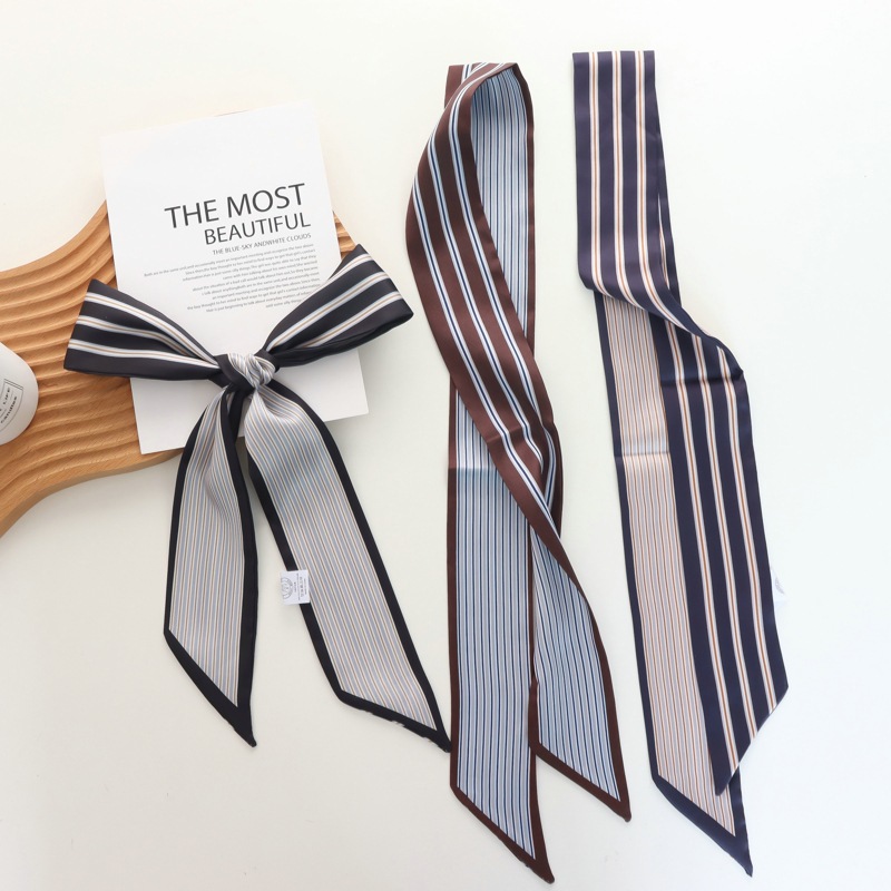 2025 novo listrado pequeno len - Silk Tie Striped avaliação e preço