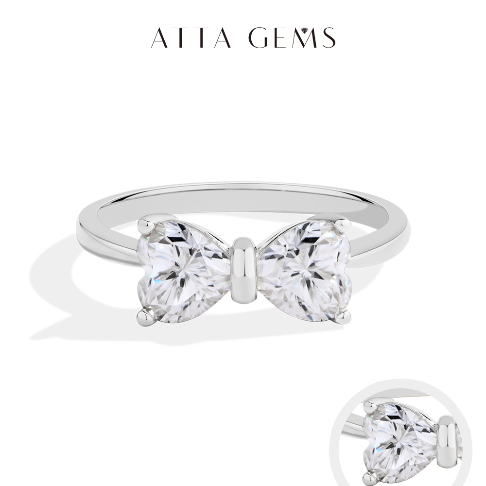 Anéis de Moissanite em Prata E - Tie Clip Silver avaliação e preço